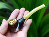 Natural Horn Pipe – Versatile Smoking Accessory, Handmade