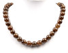 brown jade necklace