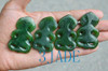 green nephrite jade tiki