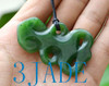 Natural Green Nephrite Jade Maori Hei Tiki Pendant Pounamu Greenstone Taonga  -G026199