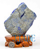 Natural Lapis Lazuli Playing Dragon Statue Gemstone Carving Sculpture Chinese Art Decor -J040304