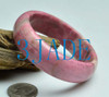 61mm Natural Rhodonite Bangle Pink Gemstone Bracelet -C040045