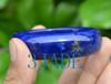 53mm Natural Lapis Lazuli Gemstone Wide Bangle Small Size Bracelet