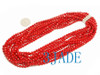 Faceted Coral Beads Necklace