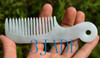 white nephrite jade comb