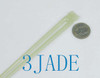 Natural Hetian Nephrite Jade Hair Stick /Two Prong Hairpin Hair Pin w/ certificate -N012191