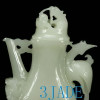 Close-up of the top, showcasing the intricately carved dragon on the lid.