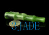 Natural Green Nephrite Jade Cigarette Holder w Carved Chinese Bixie