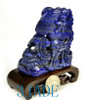 Natural Lapis Lazuli Phoenix Statue Gemstone Carving Sculpture Chinese Art Decor -J040111