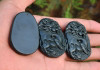 natural black nephrite jade Qilin Pendant