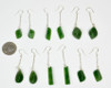 green jade earrings