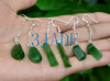 green jade earring