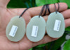 Natural White Nephrite Jade Snake Bamboo Pendant / Necklace w/Certificate