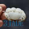 hand carved jade crab