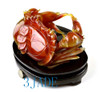 red agate crab sculpture