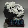 Dushan jade heron in pine tree