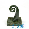 Jade spiral mini sculpture