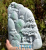 jadeite jade mountain sculpture