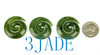 Green Nephrite Jade Koru & Twist Pendants Wholesale Maori Greenstone Necklaces