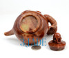 Hand Carved Natural ShouShan Stone Dragon Teapot Carving Sculpture