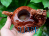 Hand Carved Natural ShouShan Stone Dragon Teapot Carving Sculpture