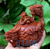 Hand Carved Chinese Dragon Stone Teapot