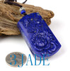 Lapis Lazuli Peony Flower Pendant Necklace