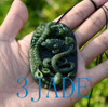 Green Jade Five Poisonous Creatures Pendant