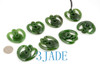 Green Nephrite Jade Twist Heart Pendant NZ Maori Style Greenstone Necklace