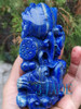Natural Lapis Lazuli Koi Fish Mandarin Duck Sculpture Lovebirds Statue