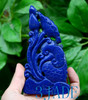 Natural Lapis Lazuli Chinese Dragon Fish Statue /Carving