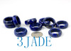 20mm Natural Lapis Lazuli Band Ring, US size 10.5