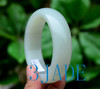Large Size White Jade Bangle