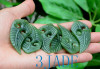 NZ Jade Fern Leaf Pendant