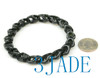 Black Nephrite Jade Link Chain Bracelet