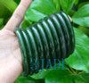 10 Canadian Nephrite Jade Princess Shape Round Bangles Bracelets Wholesale C004401-04