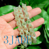 Hand Carved Jade Stone Link Chain 