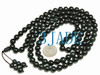 Black prayer beads, black onyx beads, 108 prayer bades