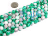 50" Colorful Jade / Serpentine Mantra Meditation Yoga Prayer Beads Buddhist Mala -E004008