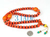 Tibetan Red Coral Mantra Meditation Buddhist Prayer Beads Mala E022012