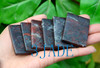 6pcs Chicken-blood Stone / Cinnabar Carp Leaping Over Dragon Gate  Pendants