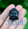black jade Buddha pendant