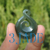 New Zealand Maori Twist Koru Jade Nephrite Pendant