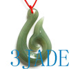 Jade hook pendant 