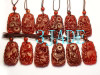 red carnelian zodiac animal pendants