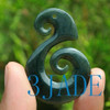 jade spiral Pendant