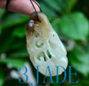 hand carved jade shrimp necklace