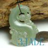 Natural Nephrite Jade Phoenix Pendant Chinese Tang Dynasty Style Carving / Art G020283