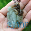 Natural Hetian Jade Carving: Five Poisonous Creatures Pendant/ Art