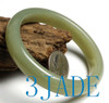 62mm Natural Hetian Nephrite Jade Bangle Bracelet w/ Certificate